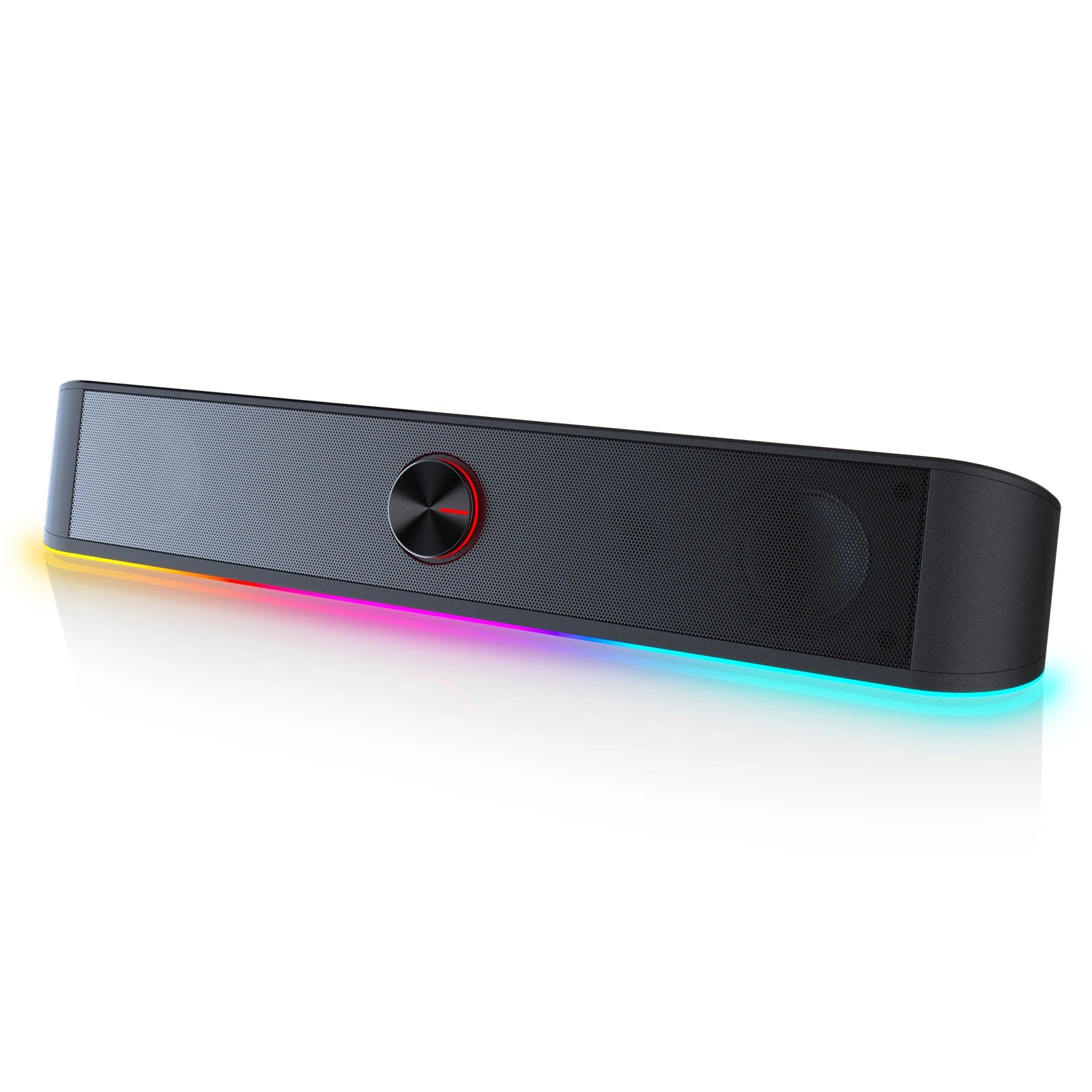 Redragon GS560 Adiemus – RGB USB Desktop Soundbar mit 2.0 Stereo-Klang & Audio-Light-Sync für PC & Laptop