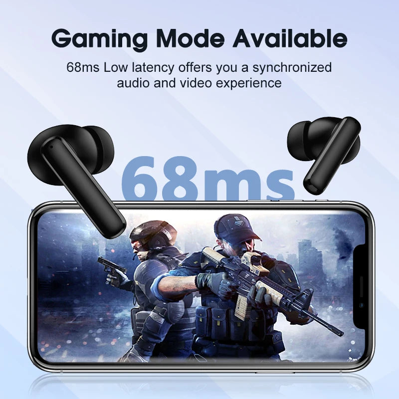 QCY T13 ANC – Wireless Bluetooth 5.3 Earbuds mit Active Noise Cancellation & 4-Mic ENC