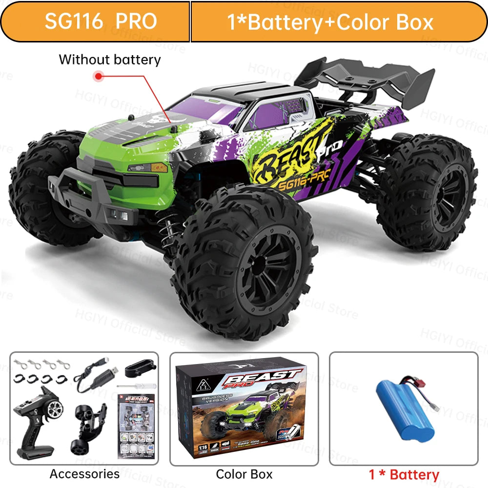 🚗 ZLL SG116 MAX/PRO – 1:16 High-Speed RC Drift Car (80 km/h Brushless / 40 km/h Brushed, 4WD Offroad)