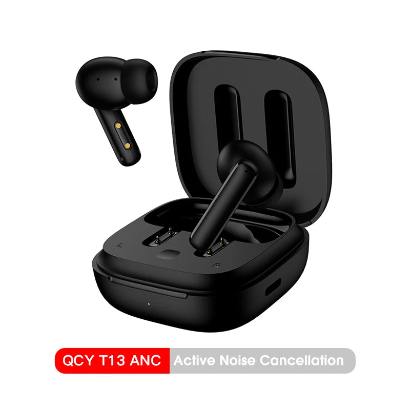 QCY T13 ANC – Wireless Bluetooth 5.3 Earbuds mit Active Noise Cancellation & 4-Mic ENC