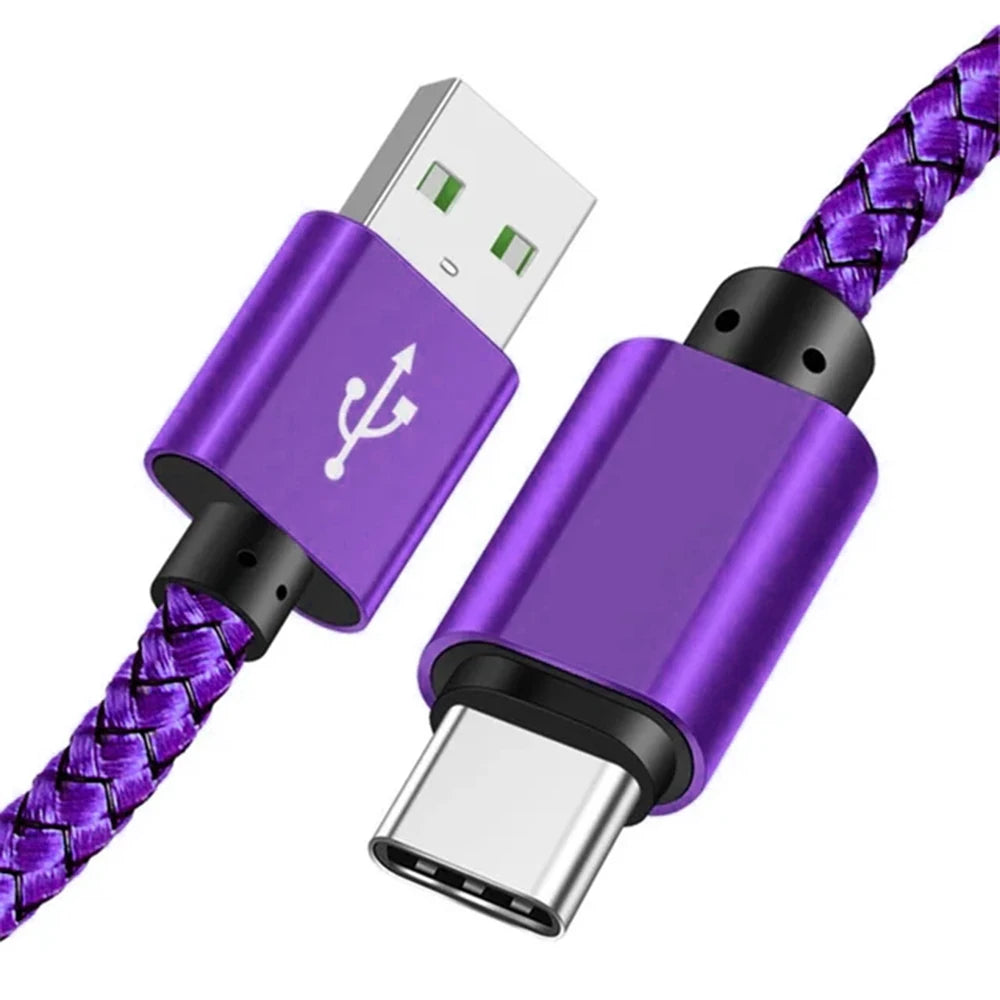 UYUXIO 66W USB-C  – Schnellladekabel mit ausziehbarem Kabel & LED-Spannungsanzeige für iPhone & Samsung