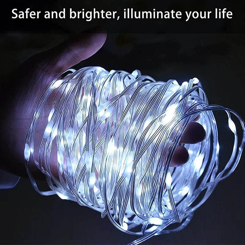 🌈 Dreamcolor WS2812B RGB LED Lichterkette – Bluetooth Smart Fairy Lights (IP65, Wasserdicht, 6V) für Zimmer, Parties & Weihnachten