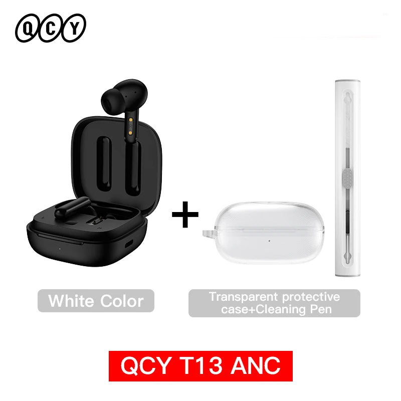 QCY T13 ANC – Wireless Bluetooth 5.3 Earbuds mit Active Noise Cancellation & 4-Mic ENC