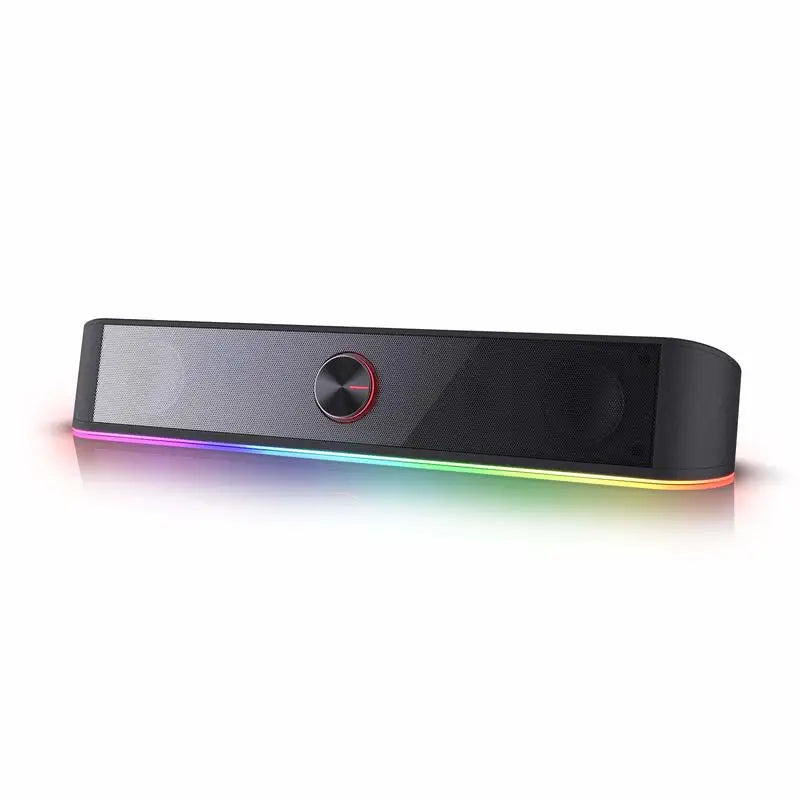 Redragon GS560 Adiemus – RGB USB Desktop Soundbar mit 2.0 Stereo-Klang & Audio-Light-Sync für PC & Laptop