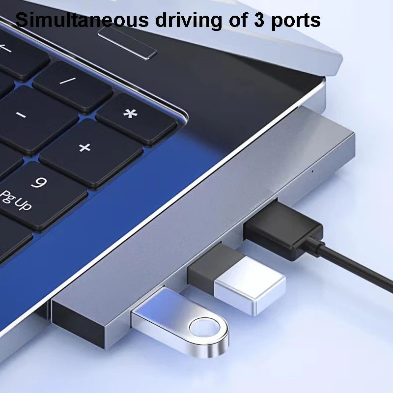 🔌 4-Port USB-C Multi Splitter – Type-C HUB 3.0/3.1 Adapter
