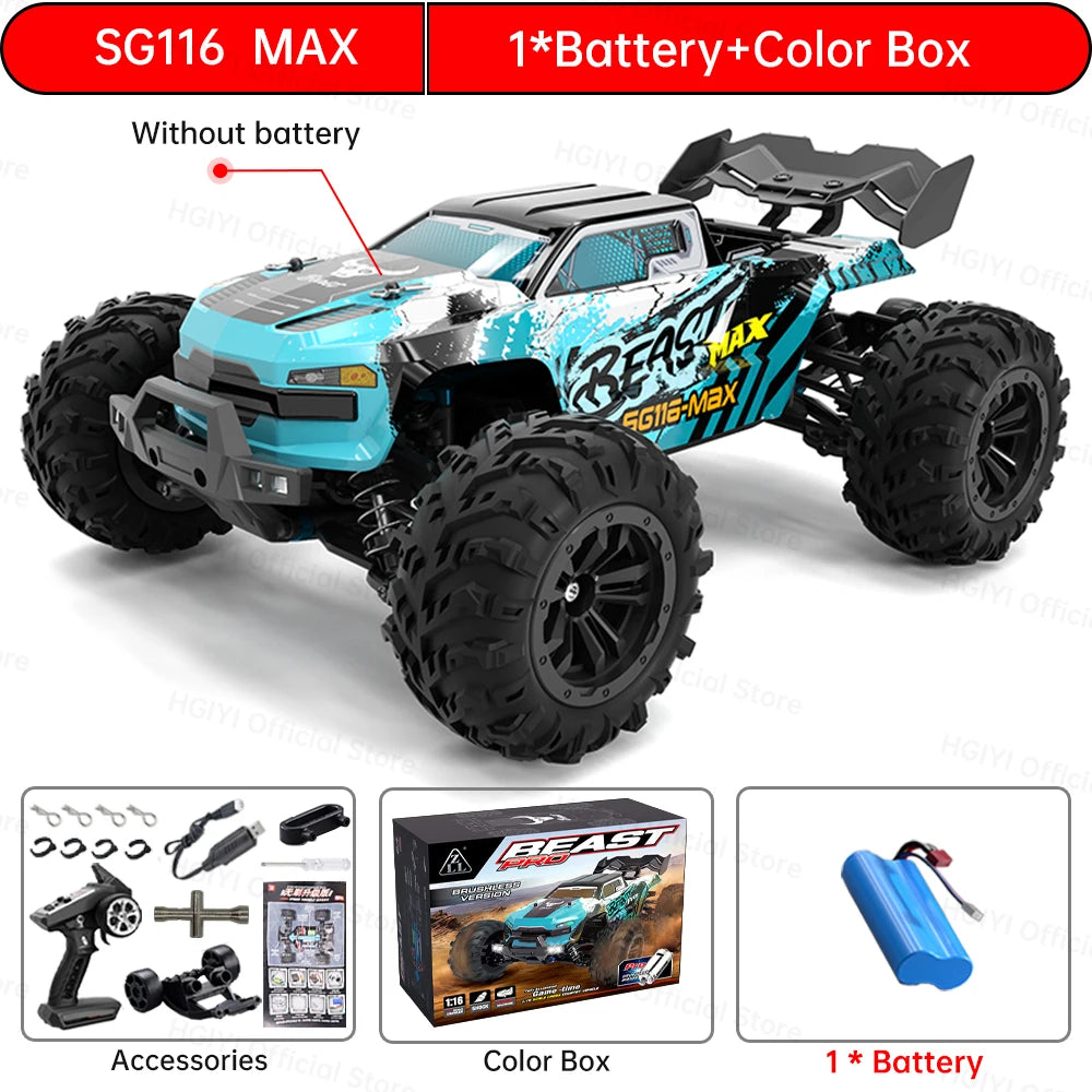 🚗 ZLL SG116 MAX/PRO – 1:16 High-Speed RC Drift Car (80 km/h Brushless / 40 km/h Brushed, 4WD Offroad)