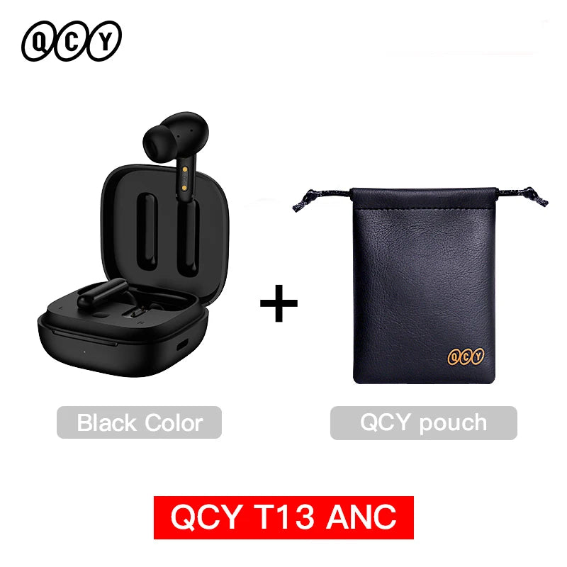 QCY T13 ANC – Wireless Bluetooth 5.3 Earbuds mit Active Noise Cancellation & 4-Mic ENC