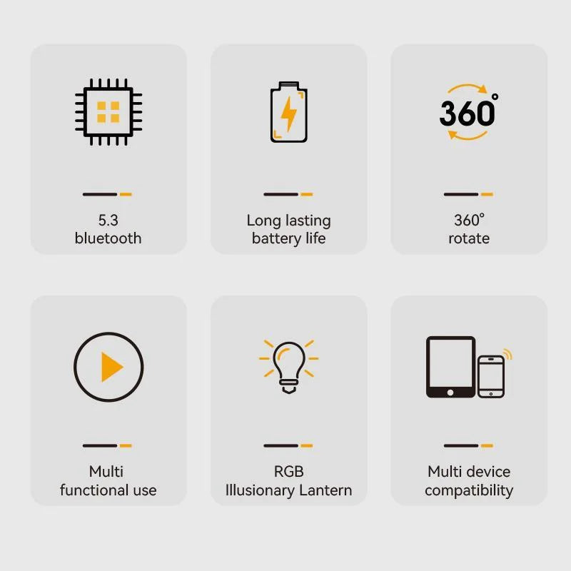 📱✨ 3-in-1 Handyhalter mit LED-Licht & Bluetooth-Lautsprecher – Verstellbarer Tablet-Stand mit integriertem Wireless Speaker