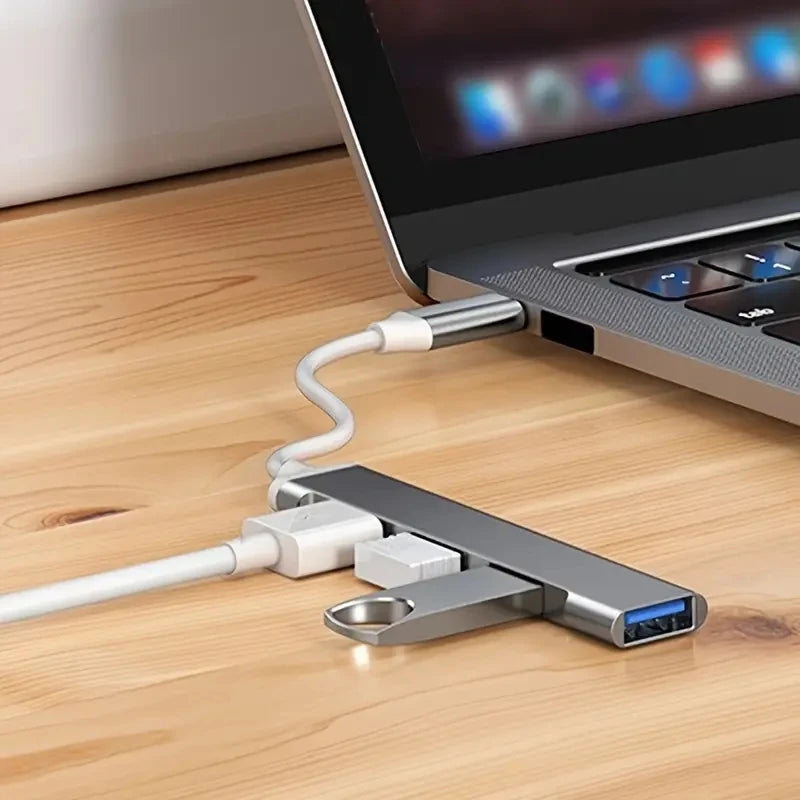 4-Port USB-C Multi Splitter – Type-C HUB 3.0/3.1 Adapter