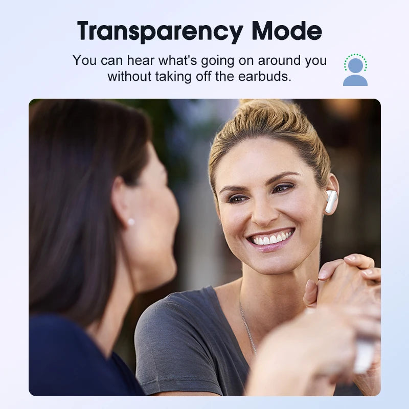 QCY T13 ANC – Wireless Bluetooth 5.3 Earbuds mit Active Noise Cancellation & 4-Mic ENC