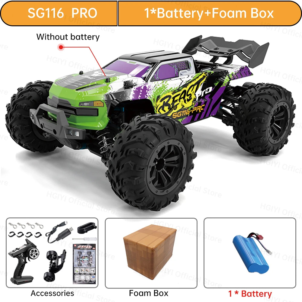🚗 ZLL SG116 MAX/PRO – 1:16 High-Speed RC Drift Car (80 km/h Brushless / 40 km/h Brushed, 4WD Offroad)