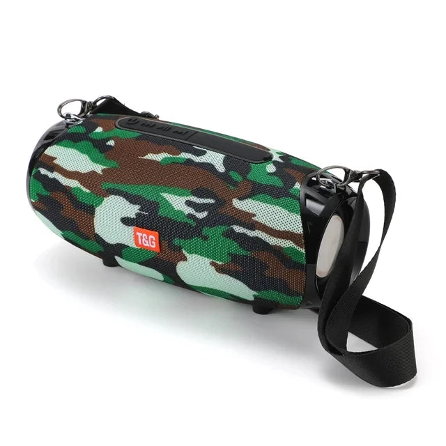 Tragbarer Bluetooth Lautsprecher – 10W Subwoofer mit tiefem Bass, FM-Radio & Wireless Musikbox